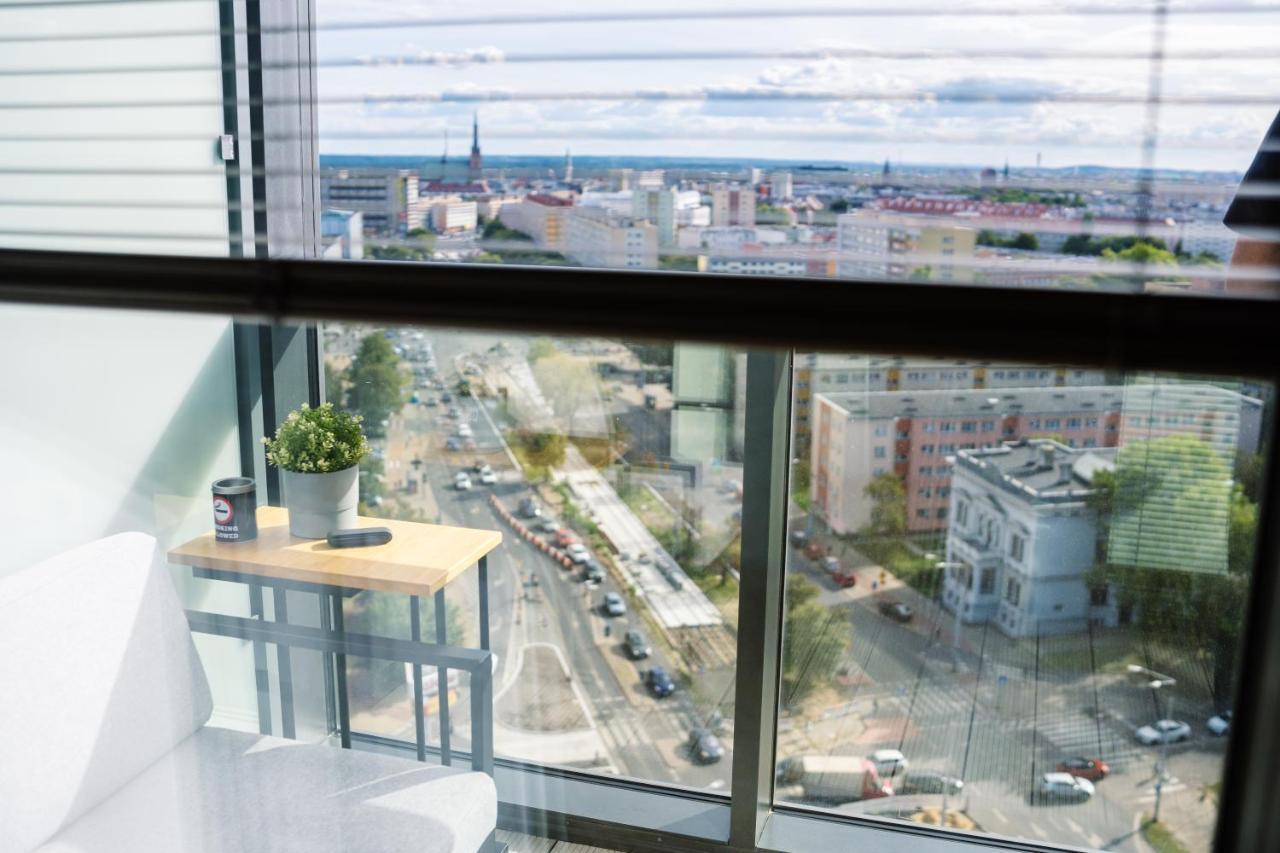 Hanza Tower City View 13Th Floor Szczecin Exterior photo